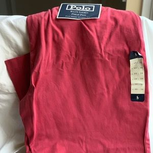 Red chino pants RL POLO